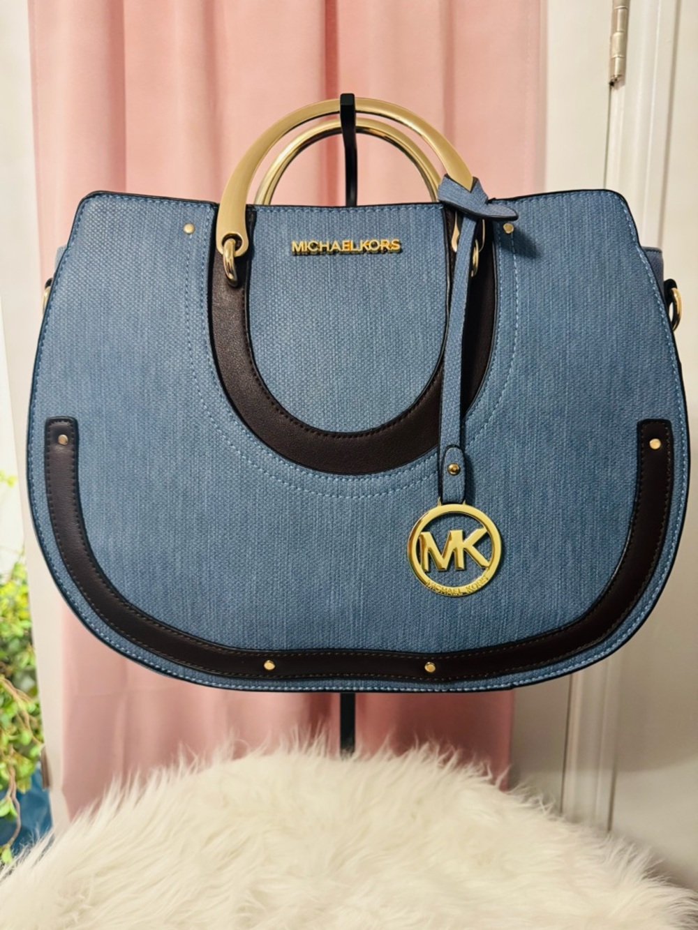 Authentic Michael Kors Denim Who? It’s Leather, Babe 💙